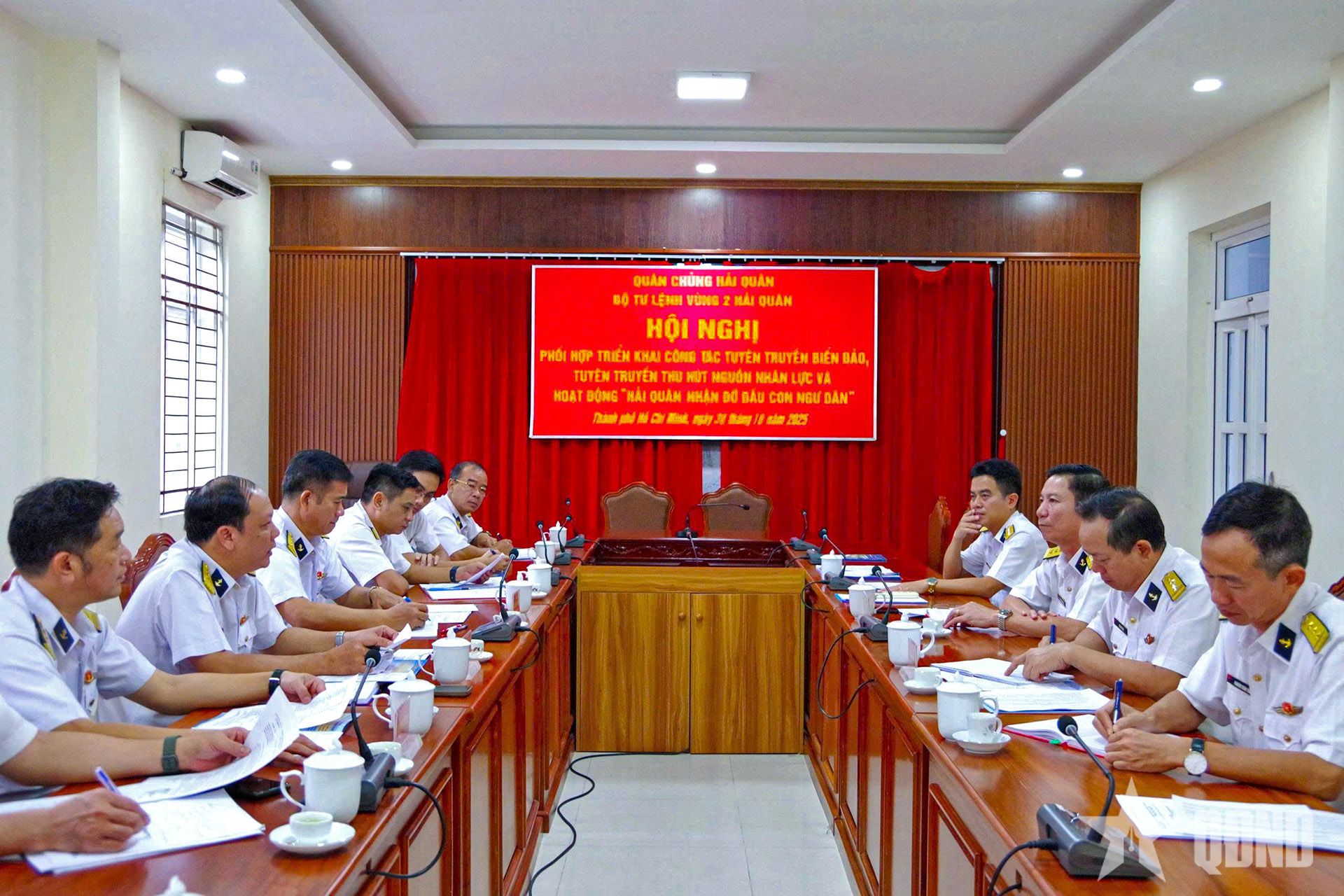 Vùng 2 Hải quân tổ chức hội nghị phối hợp triển khai công tác tuyên truyền biển, đảo